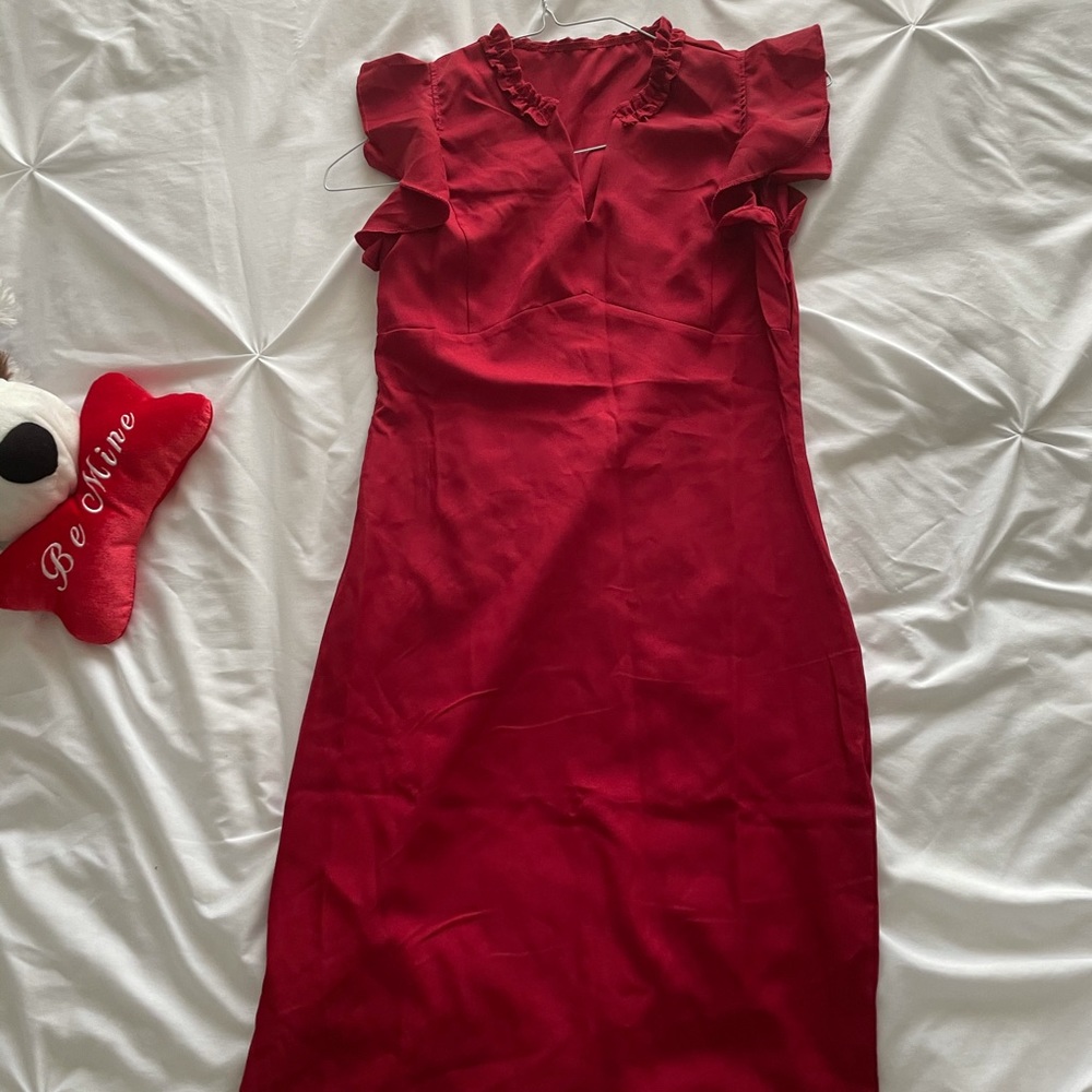 Maroon dress